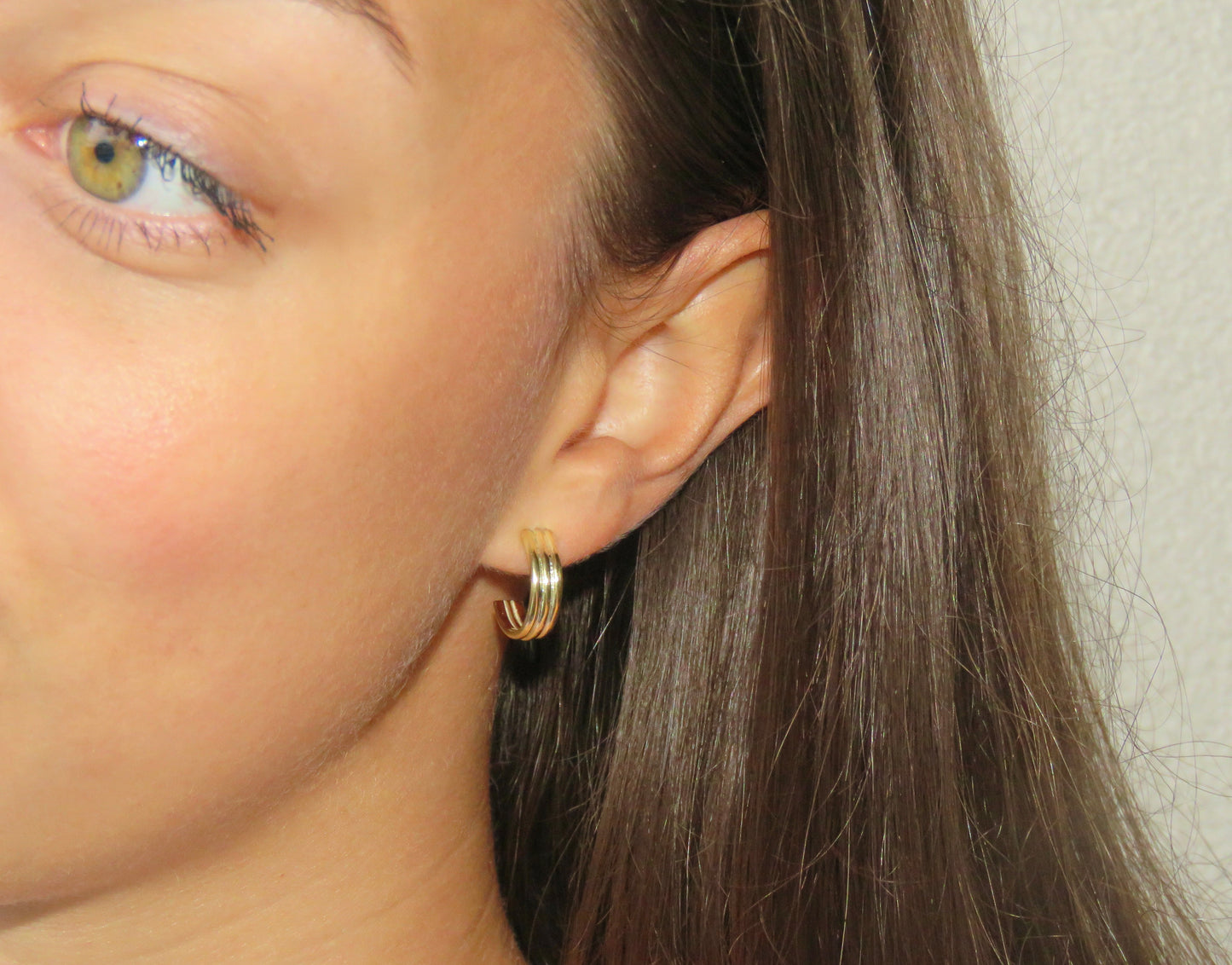 Créoles Célestine (plaqué or) Jelac