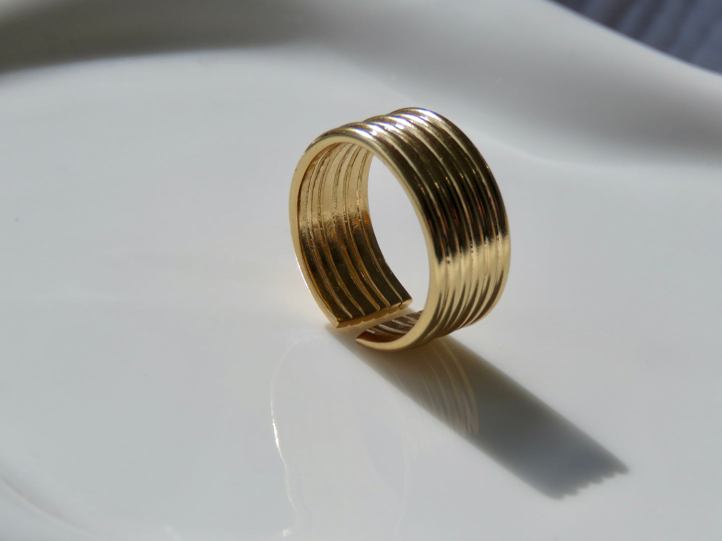 Bague Isadora (plaqué or) Jelac