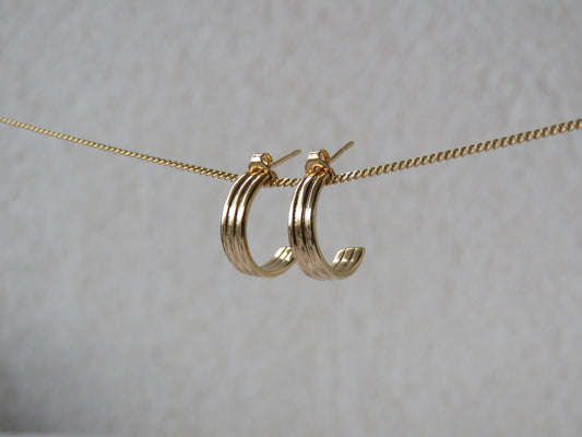 Créoles Célestine (plaqué or) Jelac