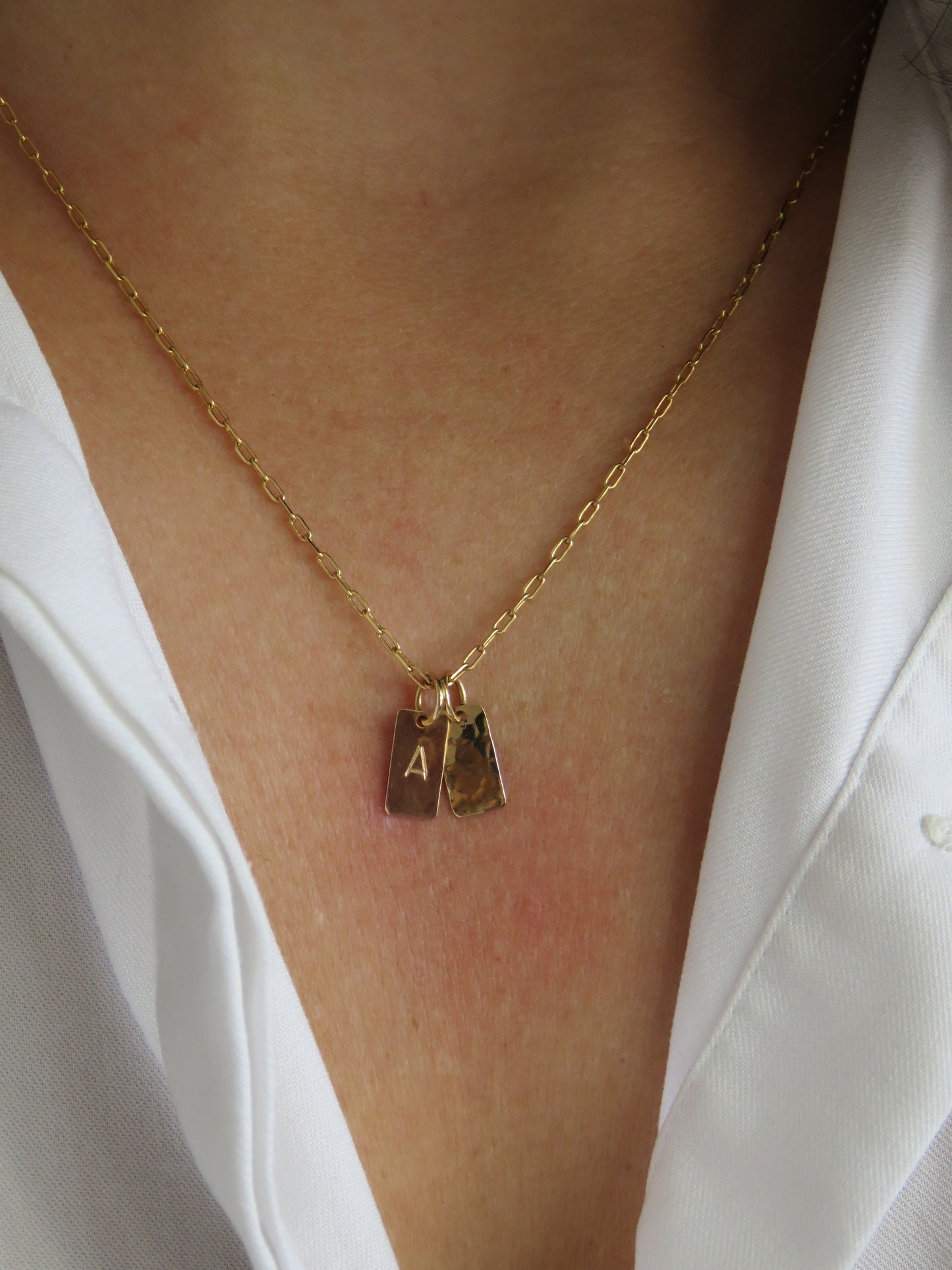 Collier personnalisé (la base) - 1 lettre Jelac