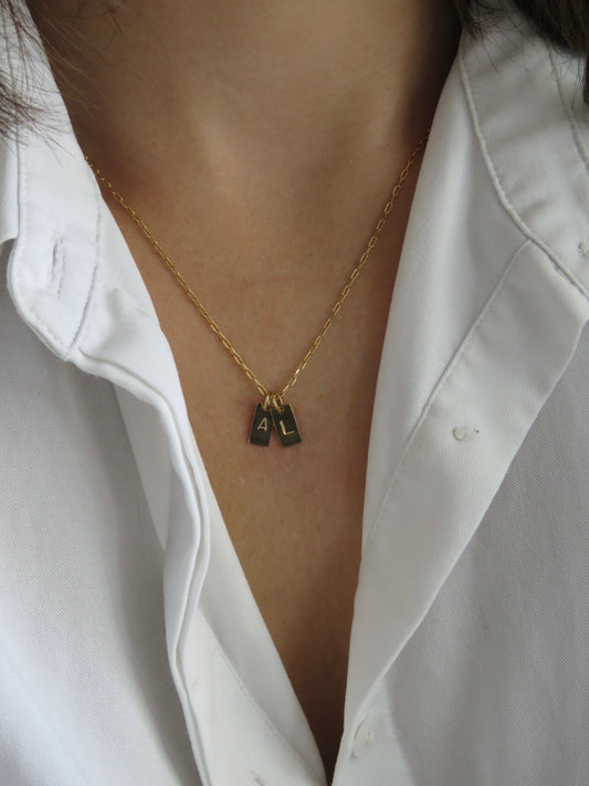 Collier personnalisé (la base) - 1 lettre Jelac