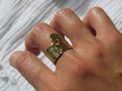 Bague Jasmine (plaqué or) Jelac
