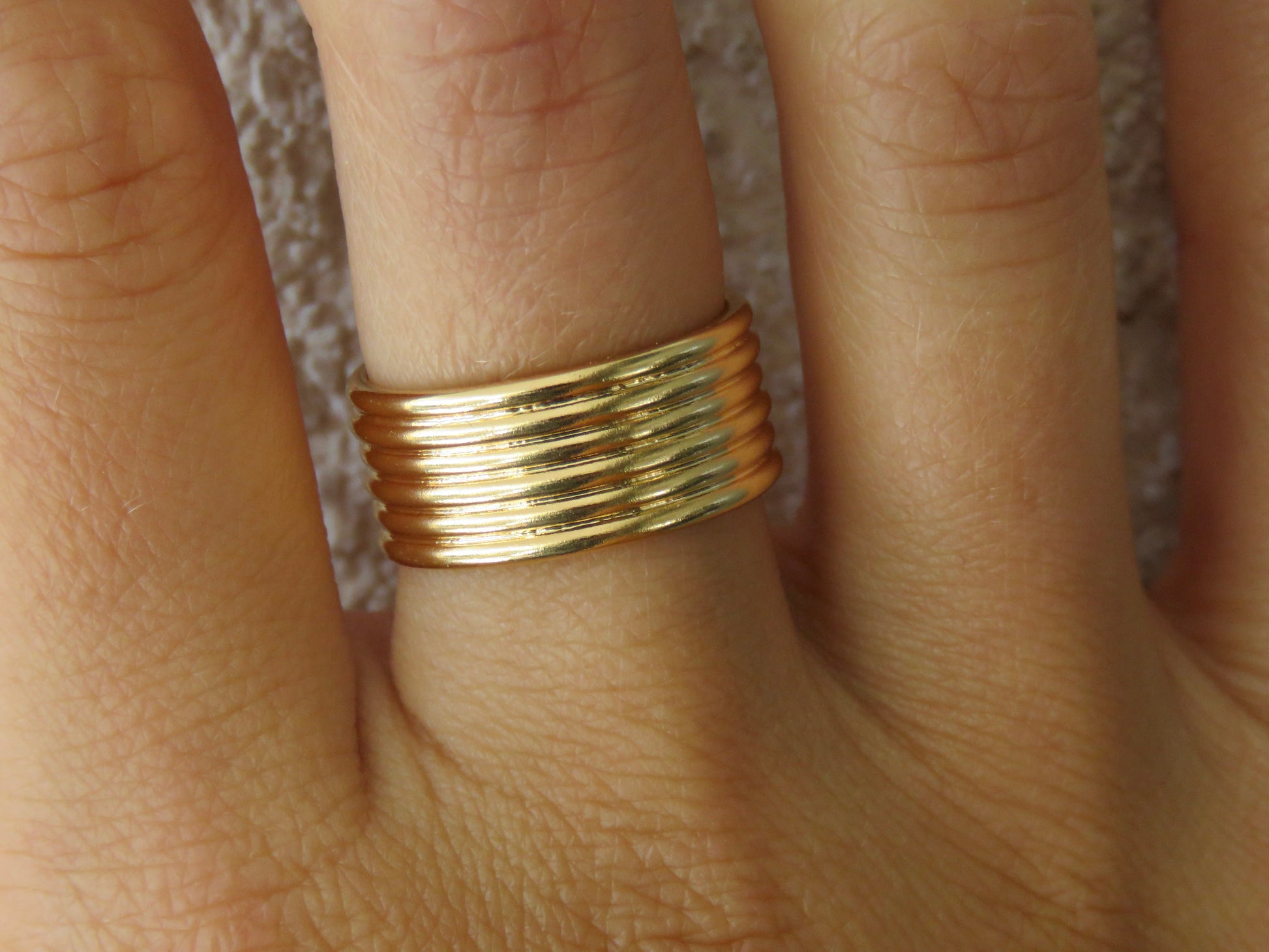 Bague Isadora (plaqué or) Jelac