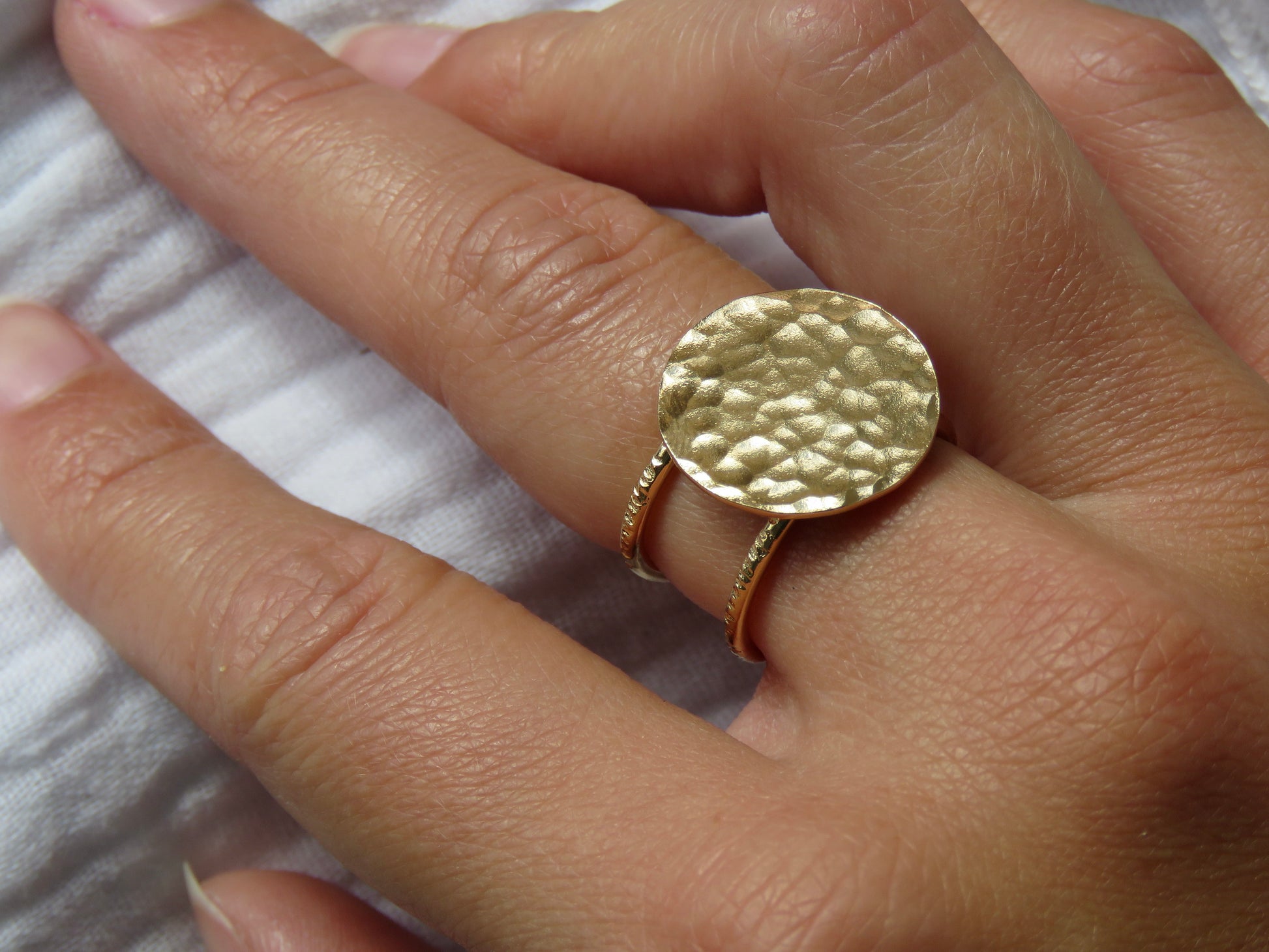 Bague Louise (plaqué or) Jelac