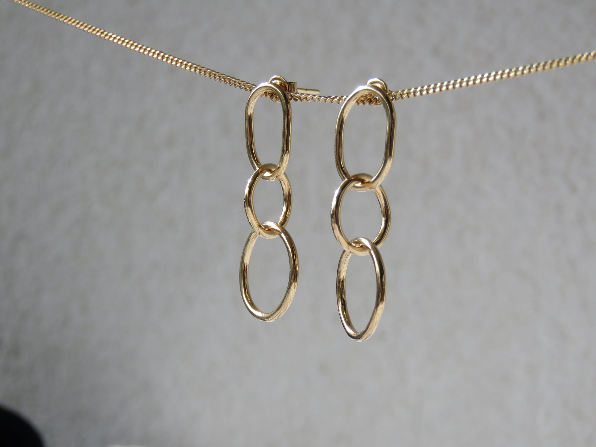 Boucles d'oreilles Judith (plaqué or) Jelac