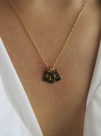 Collier personnalisé (la base) - 1 lettre Jelac